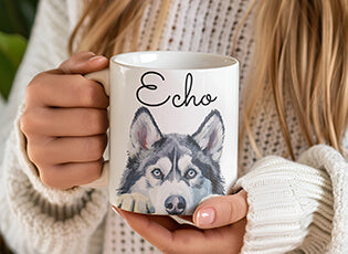 Custom gifts for Husky lovers