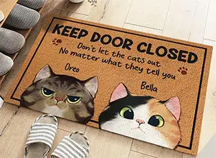 custom pet welcome mat thumbnail