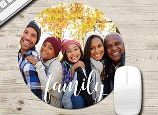 family photo mouse pad