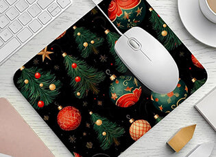 large christmas mouse pad