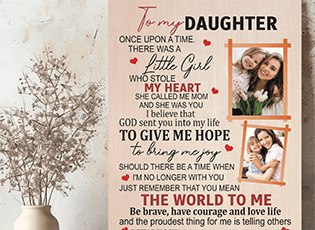 mom custom photo canvas thumbnail