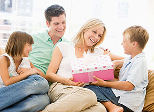 Mom gifts from son