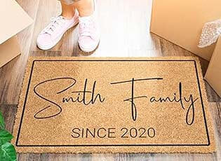personalized doormat