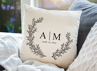 personalized pillow wedding gift thumbnail