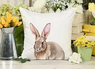 pillows funny bunny thumbnail