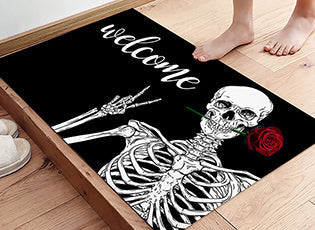 spooky halloween door mat custom thumbnail