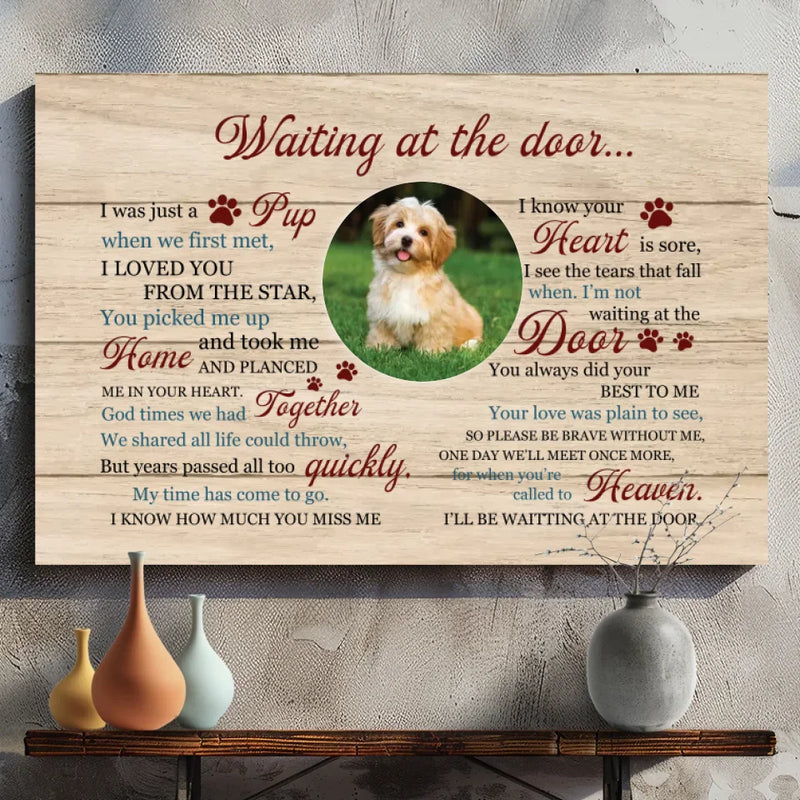 89Prints Personalized Dog Canvas – Heartfelt Tribute for Your Beloved Pet