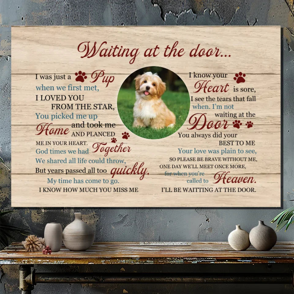 89Prints Personalized Dog Canvas – Heartfelt Tribute for Your Beloved Pet