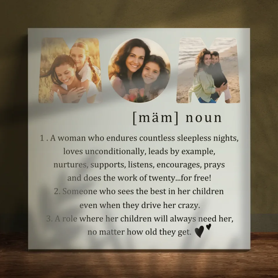 Personalized Photo Canvas At 89Prints - Beautiful Moments of Mom
