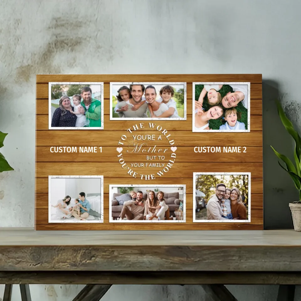 A Mother's Love: Personalized Canvas for the Whole Family | 89Prints