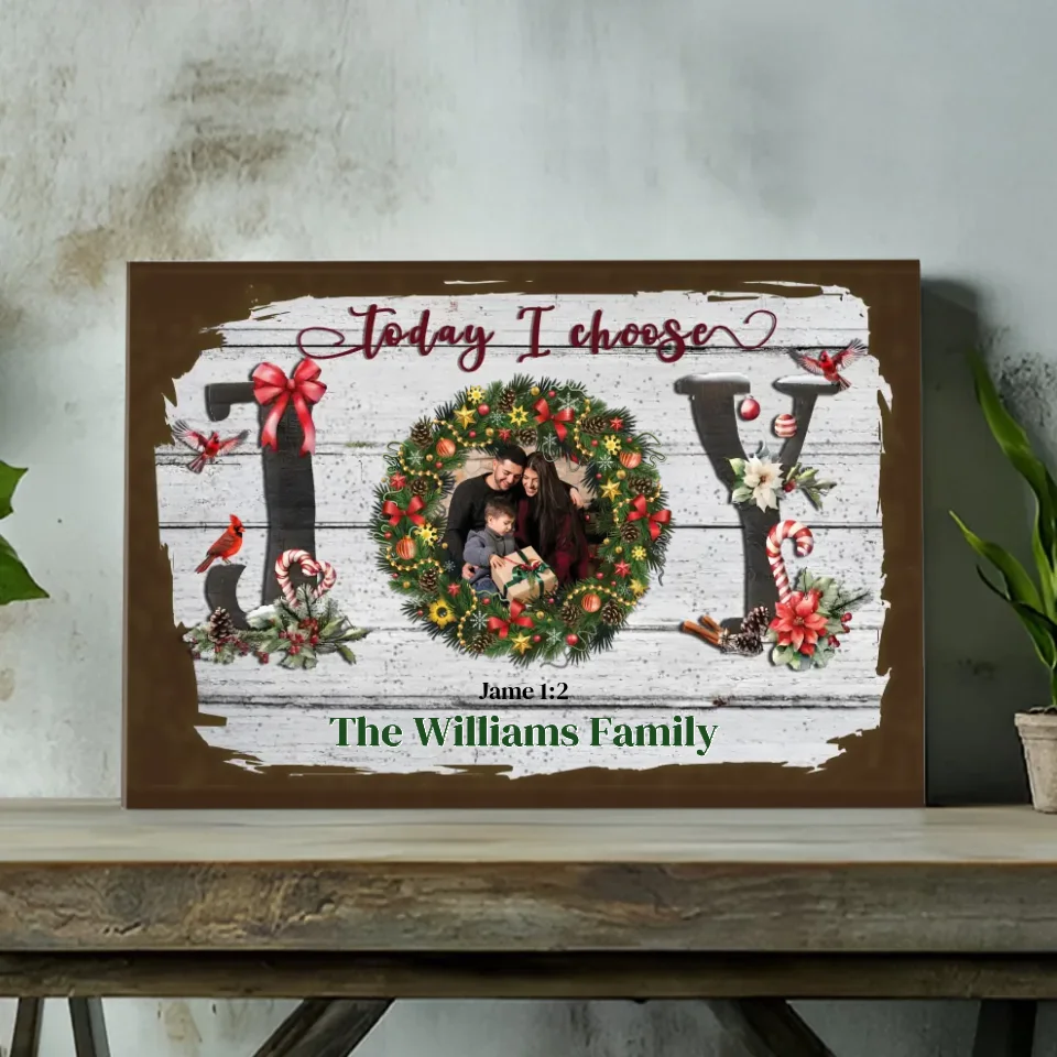 Custom Family Christmas Canvas From 89Prints: Celebrate Together