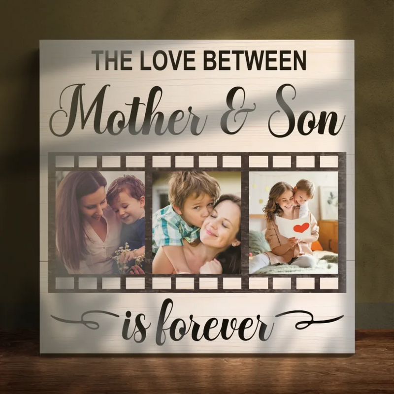 Celebrate the Eternal Bond: Personalized Canvas for Mother and Son | 89Prints