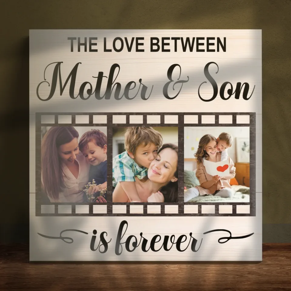 Celebrate the Eternal Bond: Personalized Canvas for Mother and Son | 89Prints