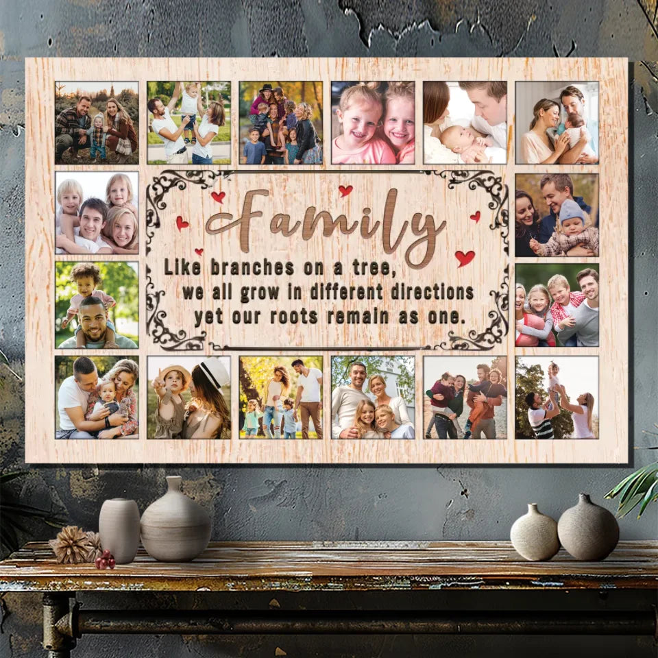 Customizable Family Tree Canvas - Celebrate Your Unique Connections | 89Prints