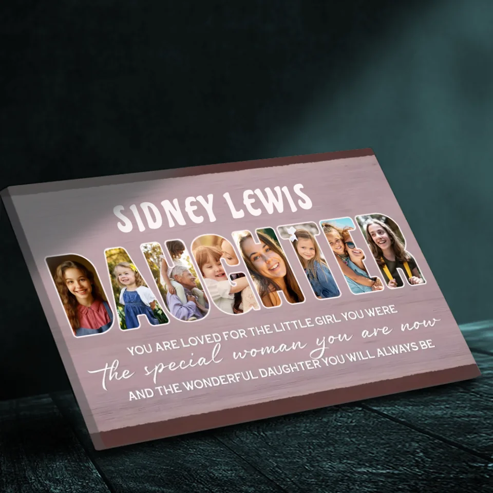 Personalized Canvas for Daughters: Celebrating Her Past, Present & Future