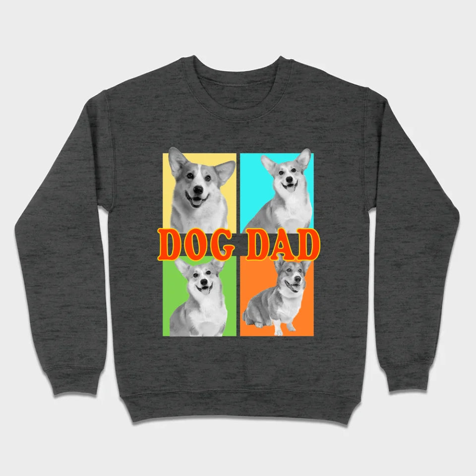 Best Pet Dad/Mom - Custom Dog T-Shirt | Personalize with Your Pets on 89Prints