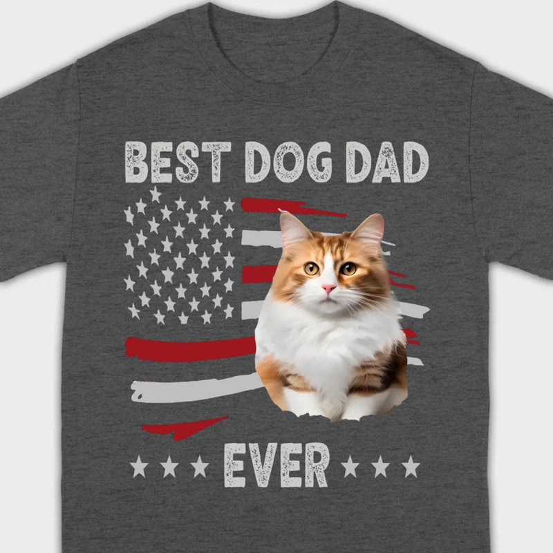 89Prints Custom Pet T-Shirt - Show Love for the 'Best Pet Dad Ever' with Personalization!