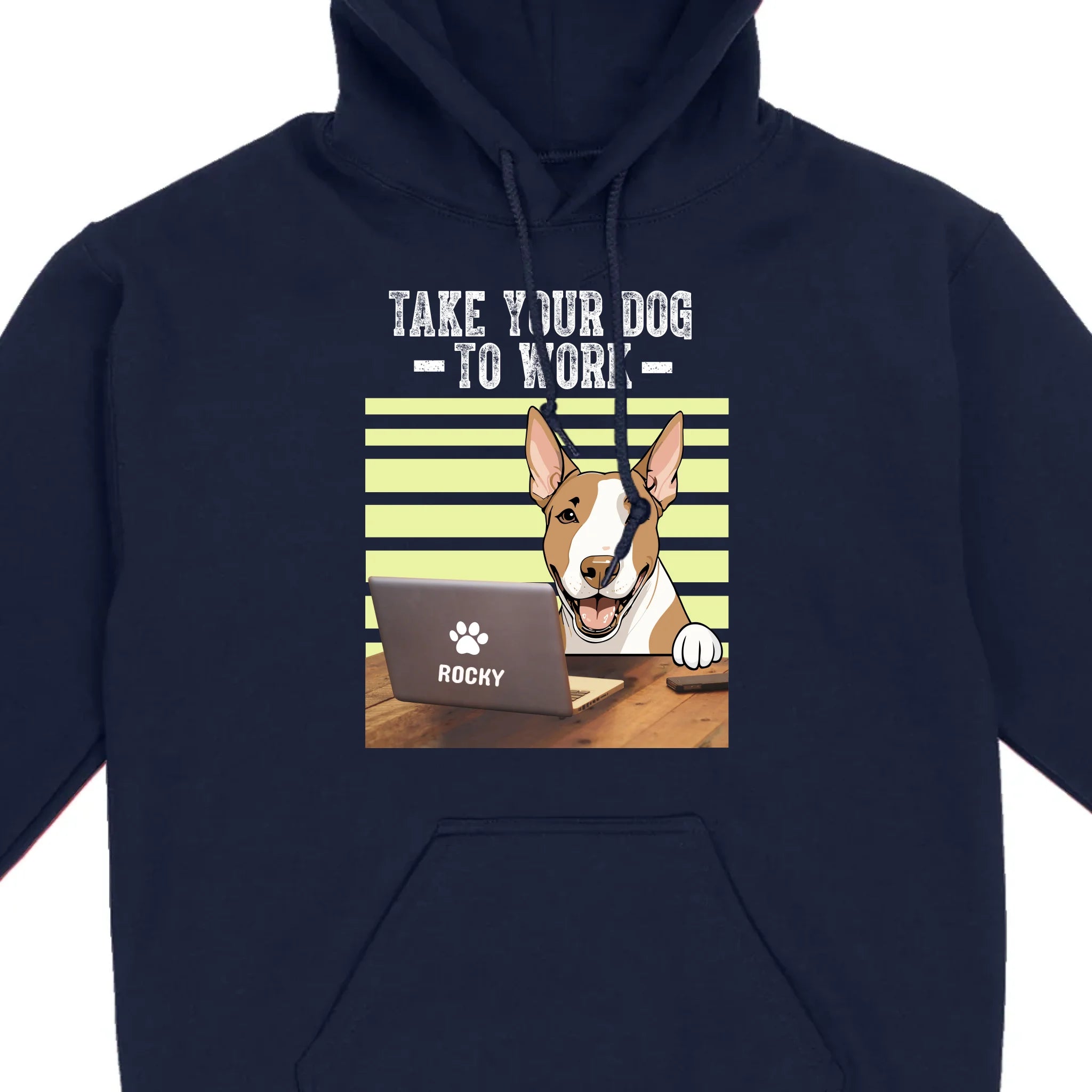 89Prints Custom Dog T-Shirt – 'Take Your Dogs to Work' Personalized Design