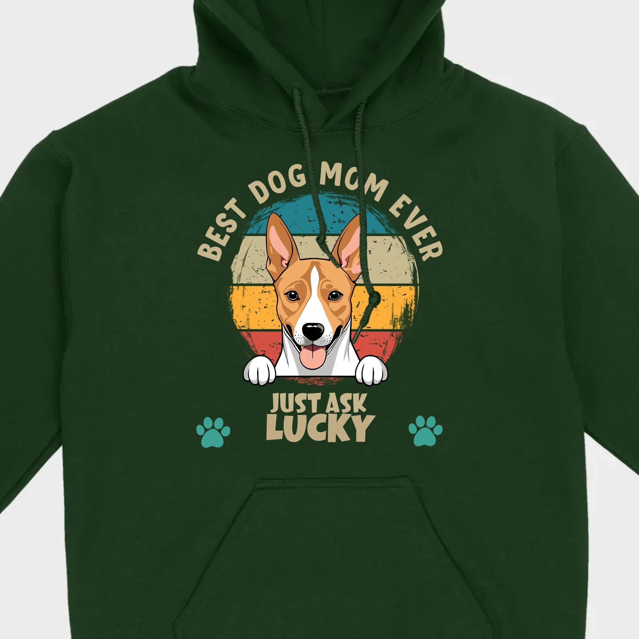 Best Dog Mom Ever T-Shirt by 89Prints – Customizable with Your Dog's Name