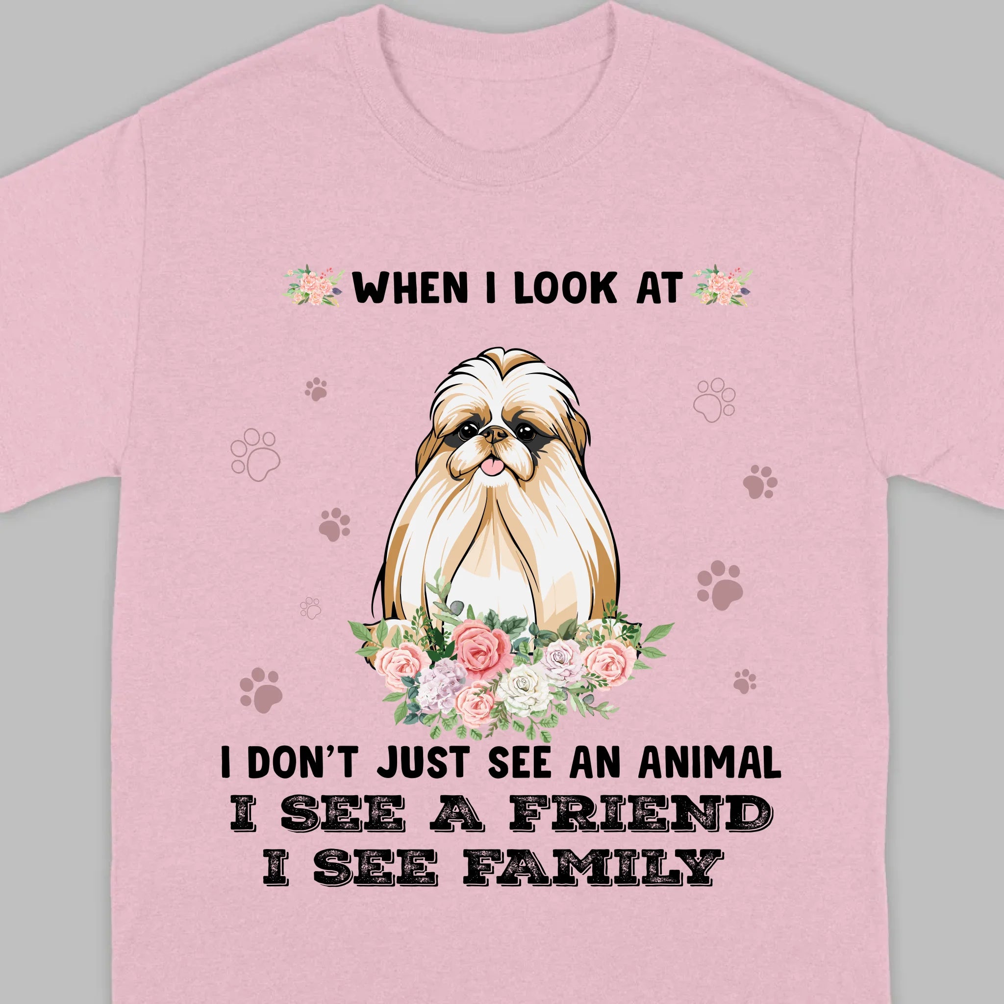 89Prints Custom Dog T-Shirt - 'Maximus' My Best Friend & Family