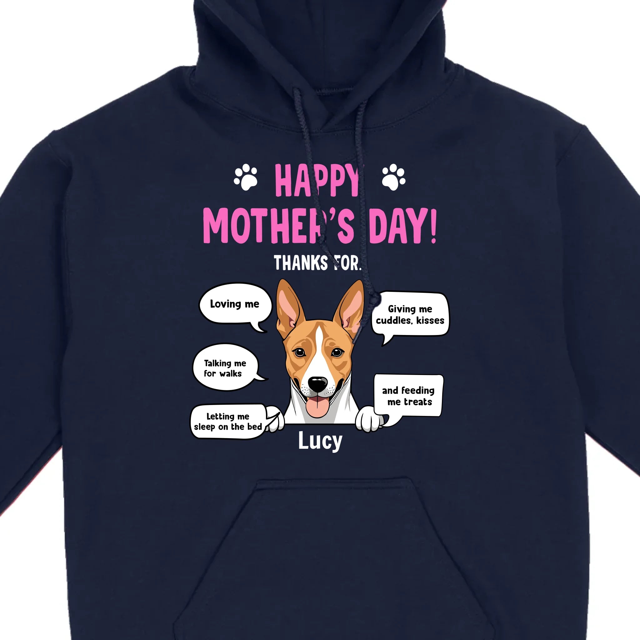 89Prints Custom Dog T-Shirt - Perfect Mother’s Day Gift from Your Pets!
