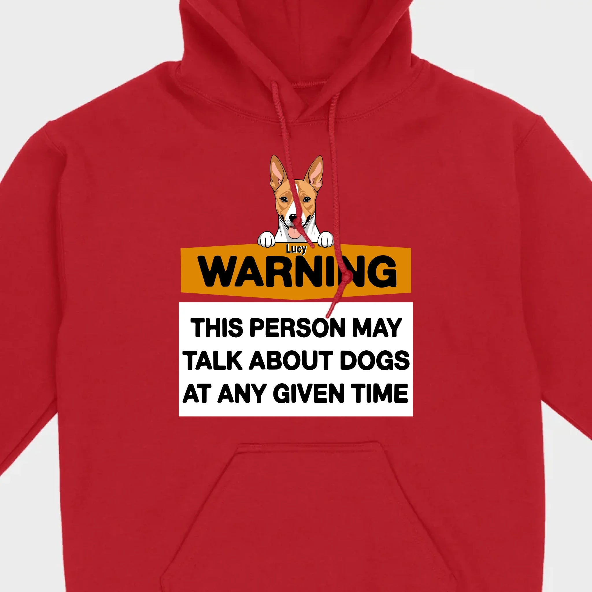 89Prints Personalized Dog T-Shirt - Warning: Dog Lover Alert!