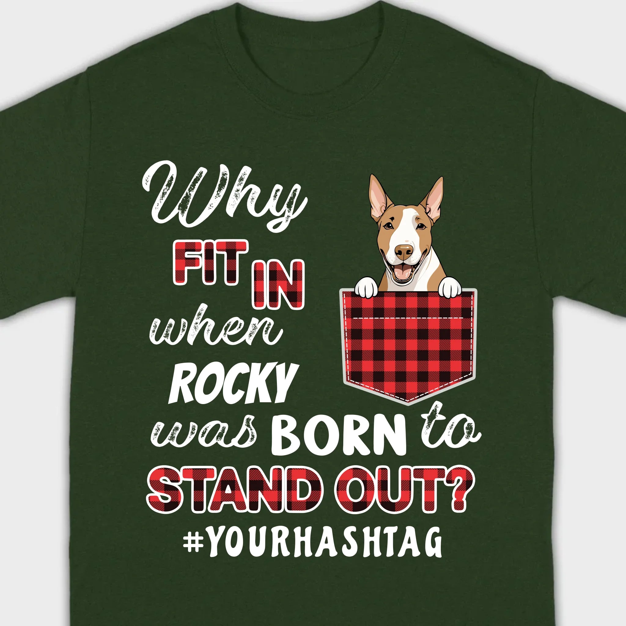Personalized Dog T-Shirt by 89Prints – Celebrate Your Unique Pet with Custom Icon