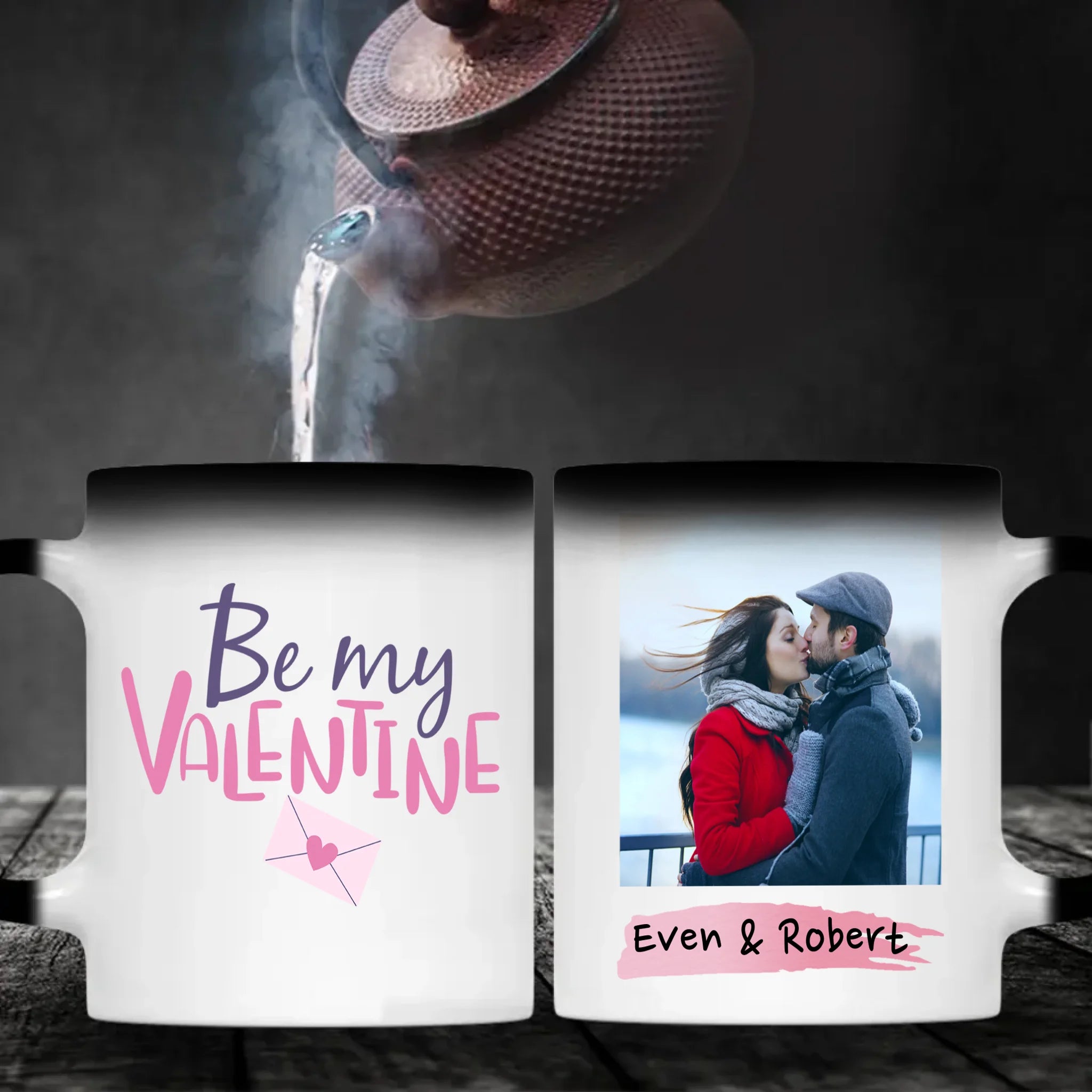 Personalized Valentine Accent Mug A Custom Photo Gift Perfect for Couples - 89Prints