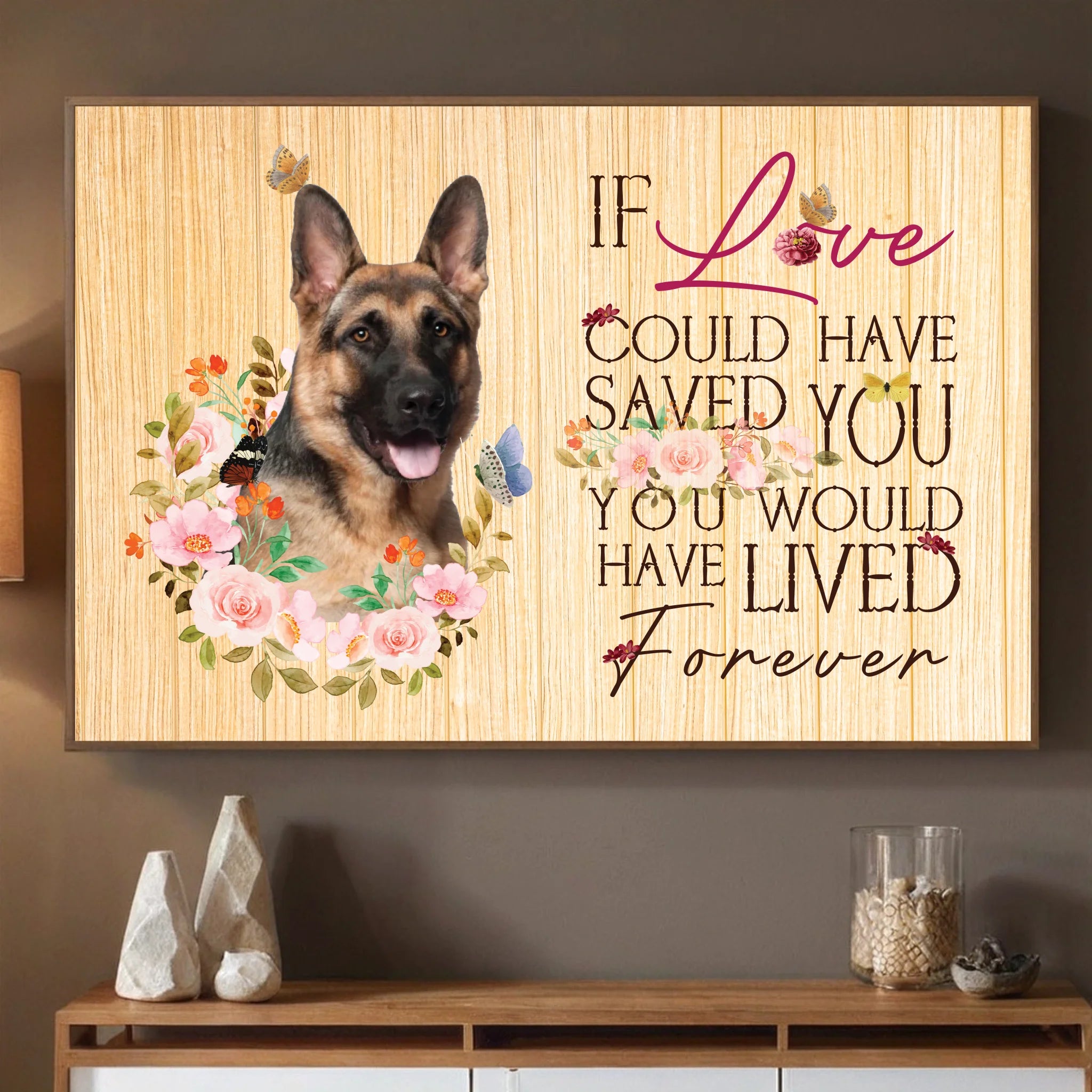 If Love Forever Poster A Timeless Tribute to Your Loyal Pet - 89Prints
