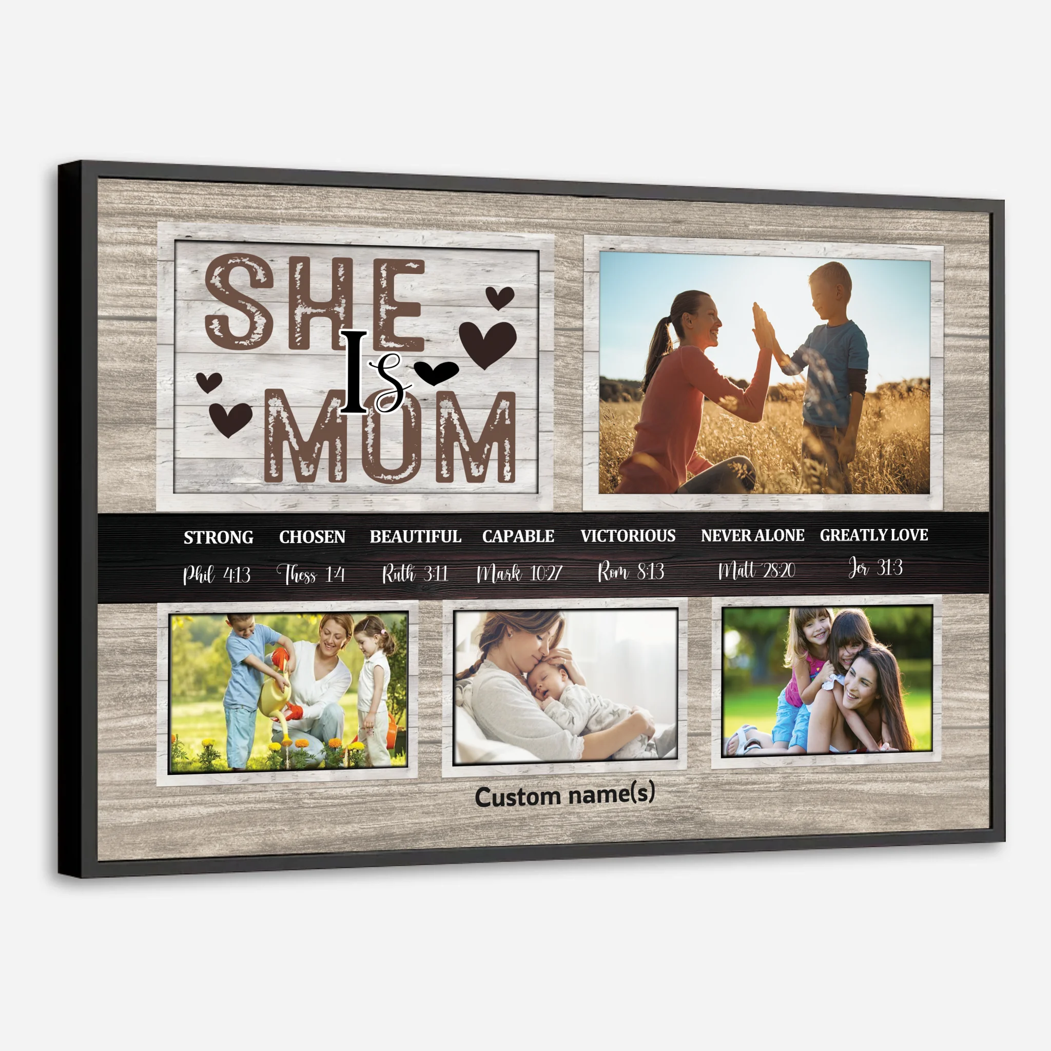 Heartfelt Mother’s Day Gift – Personalized Family Poster to Celebrate Love - 89Prints
