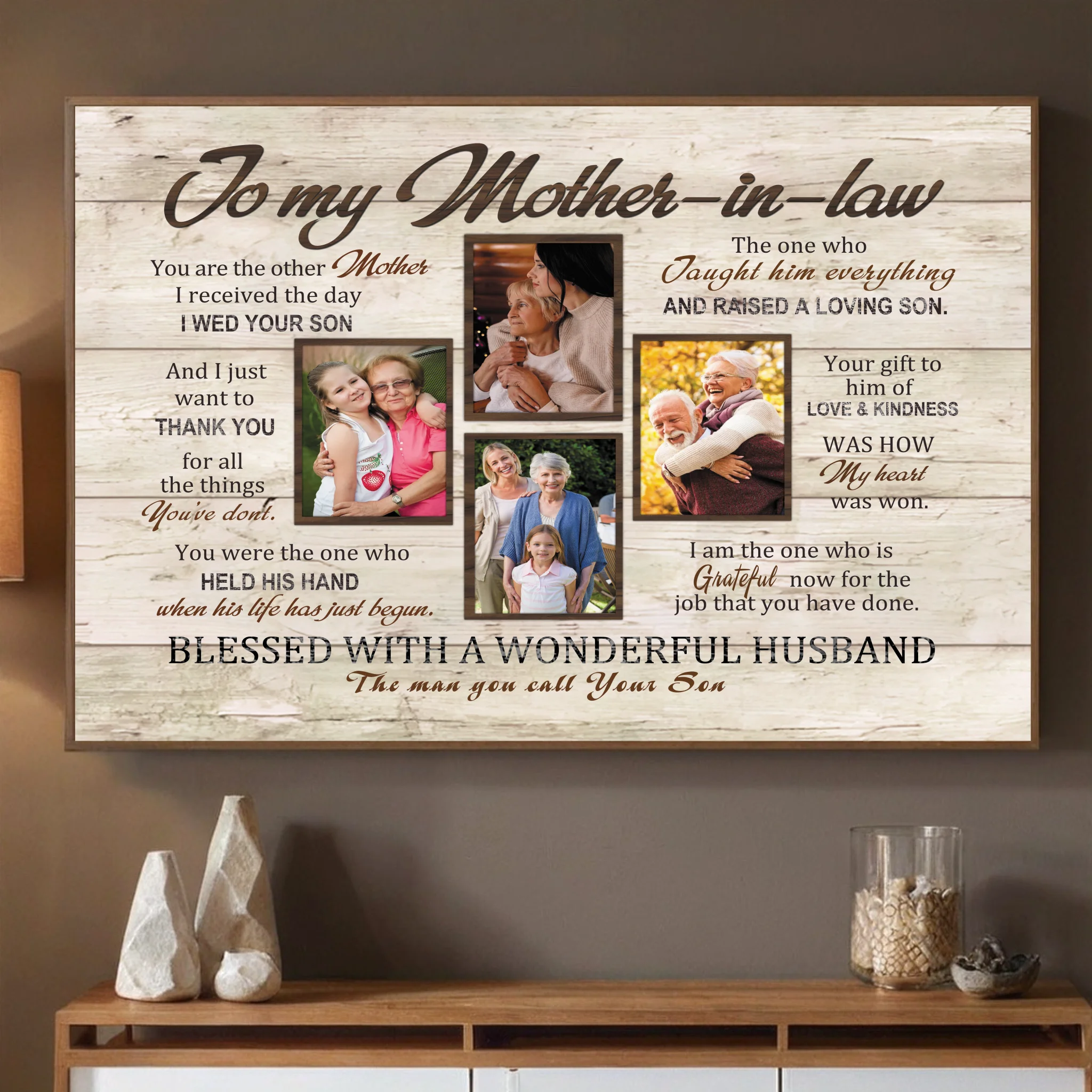 A Timeless Treasure – Personalized Poster of Your Family and Mom - 89Prints