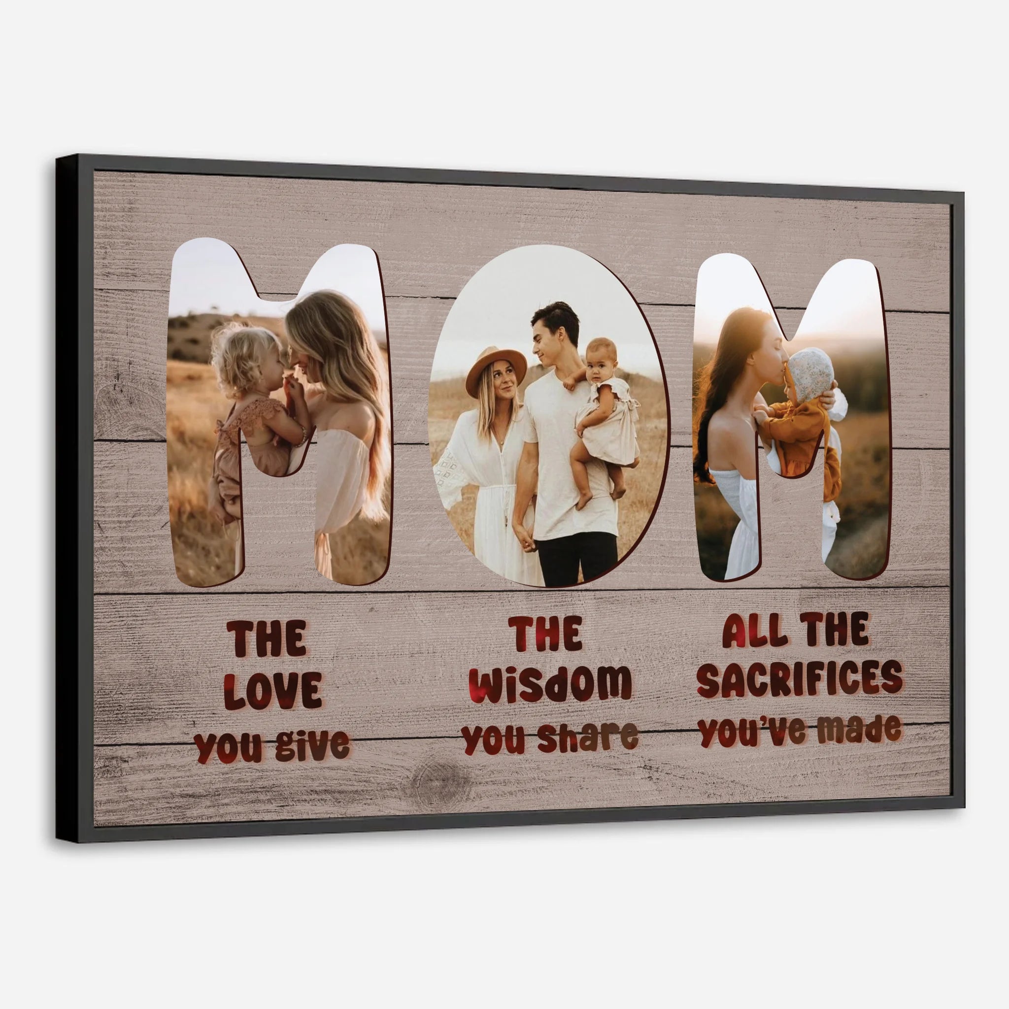 Cherish Every Moment – Personalized Poster for Mother and Child - 89Prints