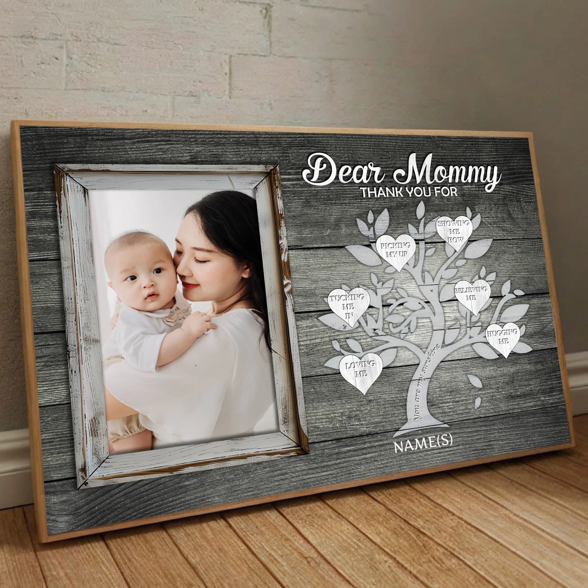 Love Like an Old Tree – Personalized Mom Poster to Honor Her Enduring Love - 89Prints