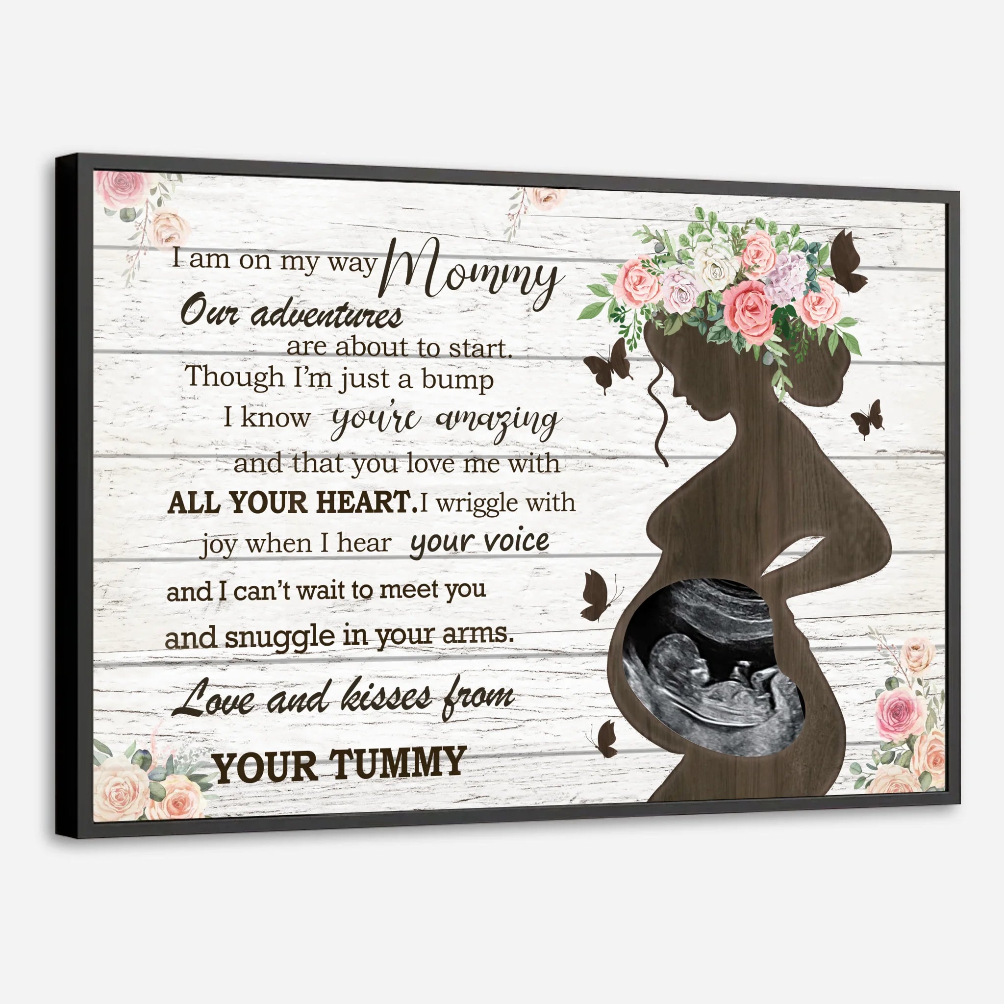 Personalized Mom Poster – The Love and Kiss Mom Always Expects - 89Prints
