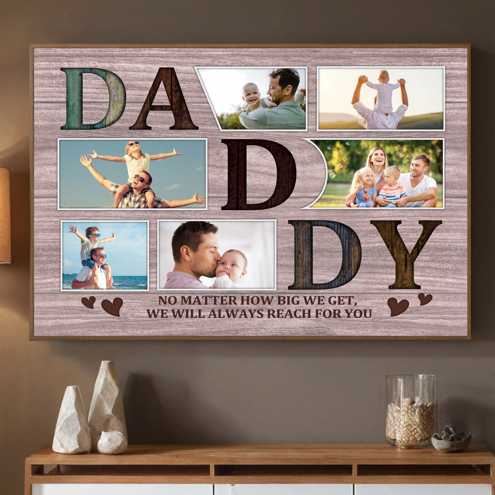 Personalized Father-Son Poster – Wherever You Go, Always Remember Dad - 89Prints