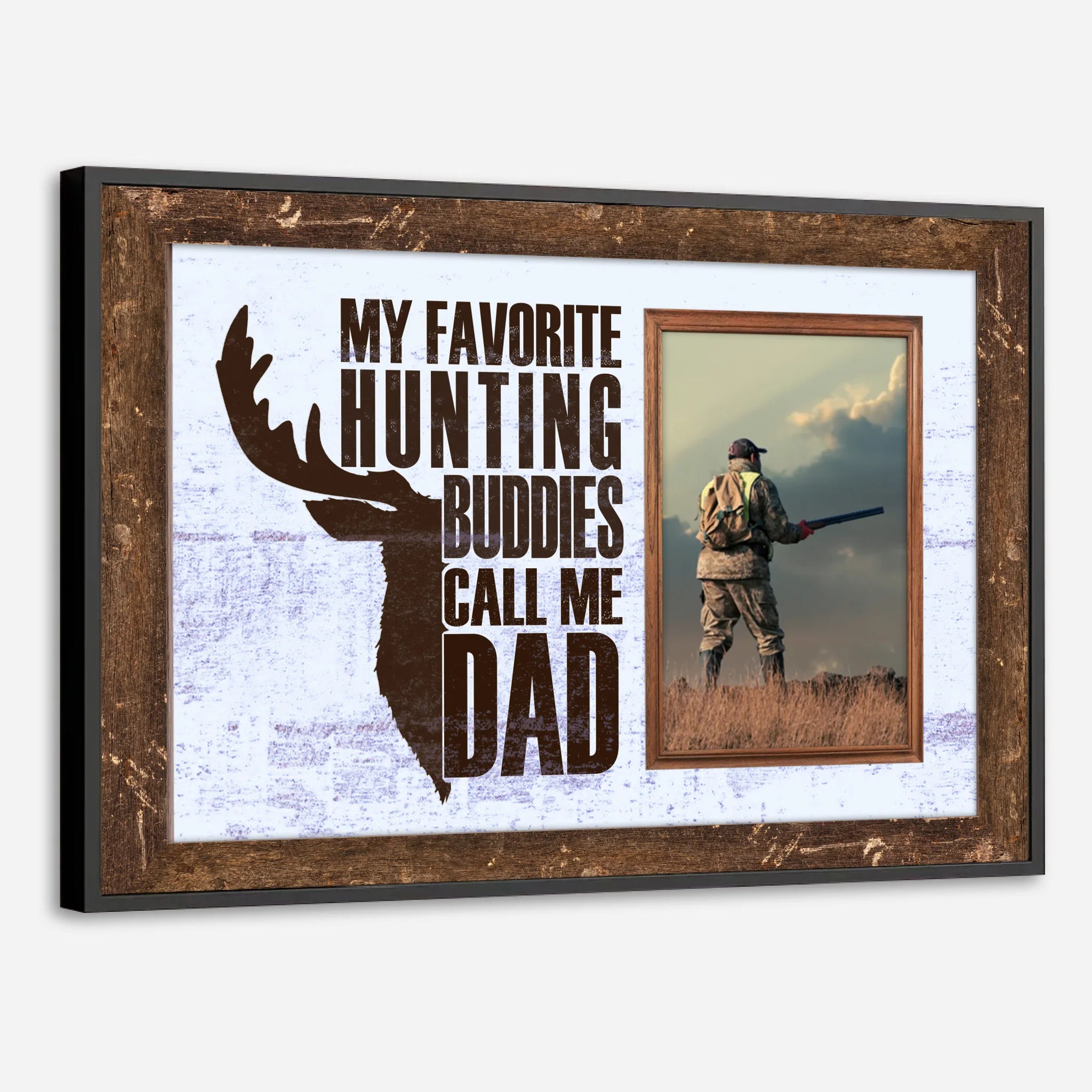 Personalized Hunting Poster for Dad – Unique Custom Photo Gift - 89Prints