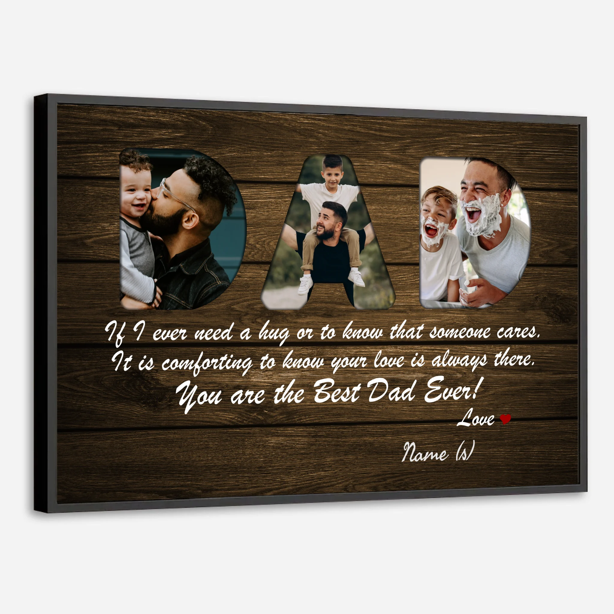 Custom Photo Poster for Dad – A Gift Full of Love and Meaning - 89Prints