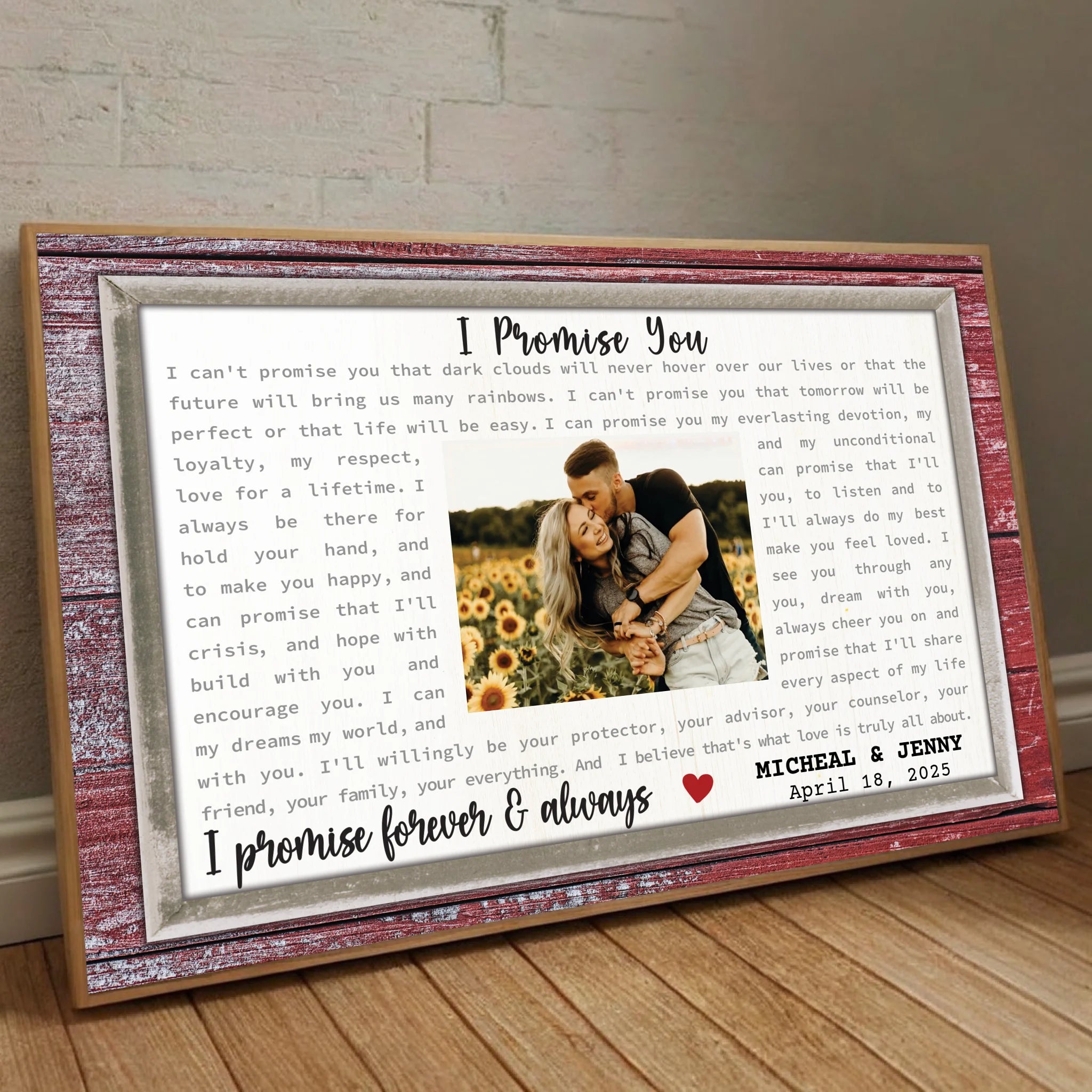 Forever Yours – A Forever Personalized Poster Full of Love - 89Prints