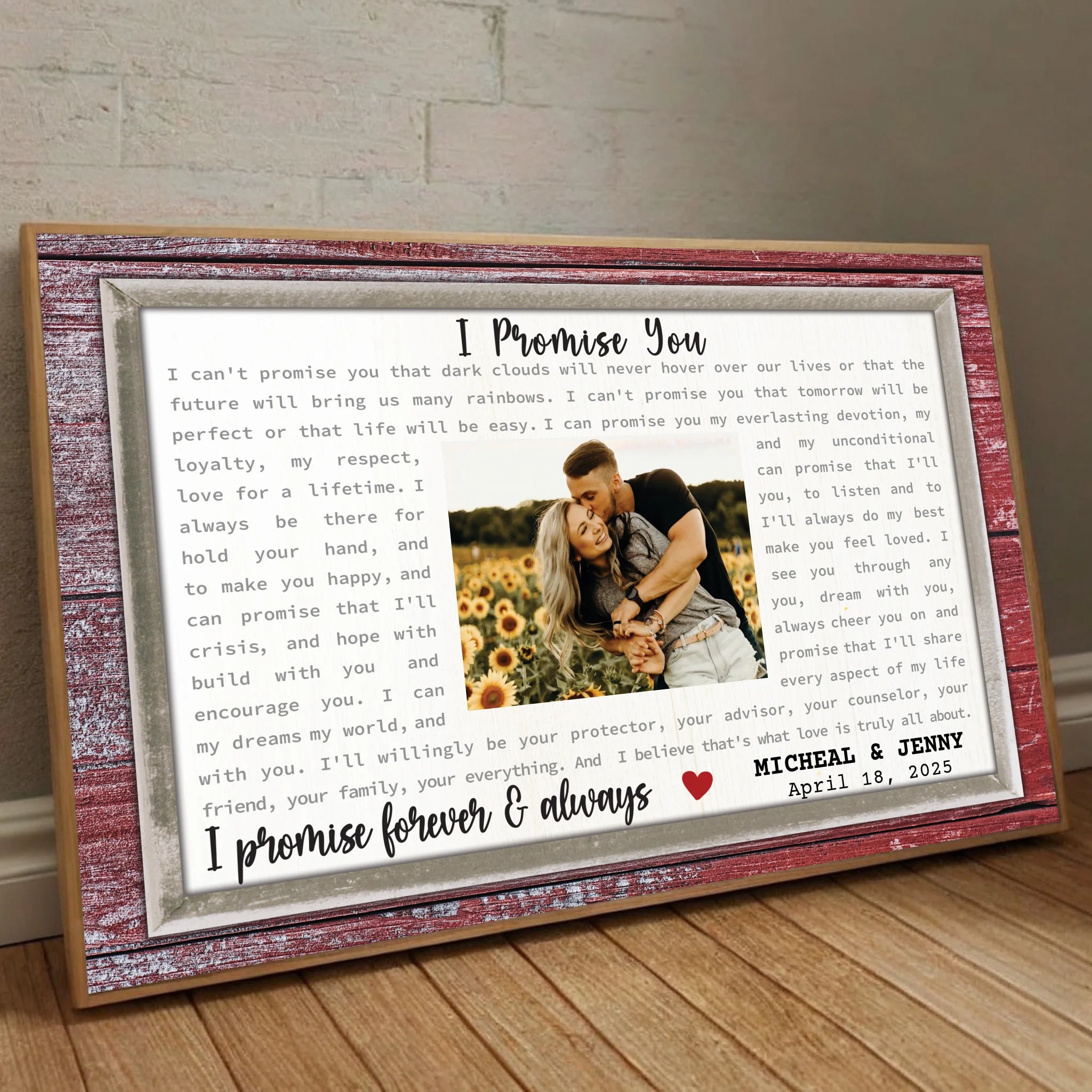 Forever Yours – A Forever Personalized Poster Full of Love - 89Prints