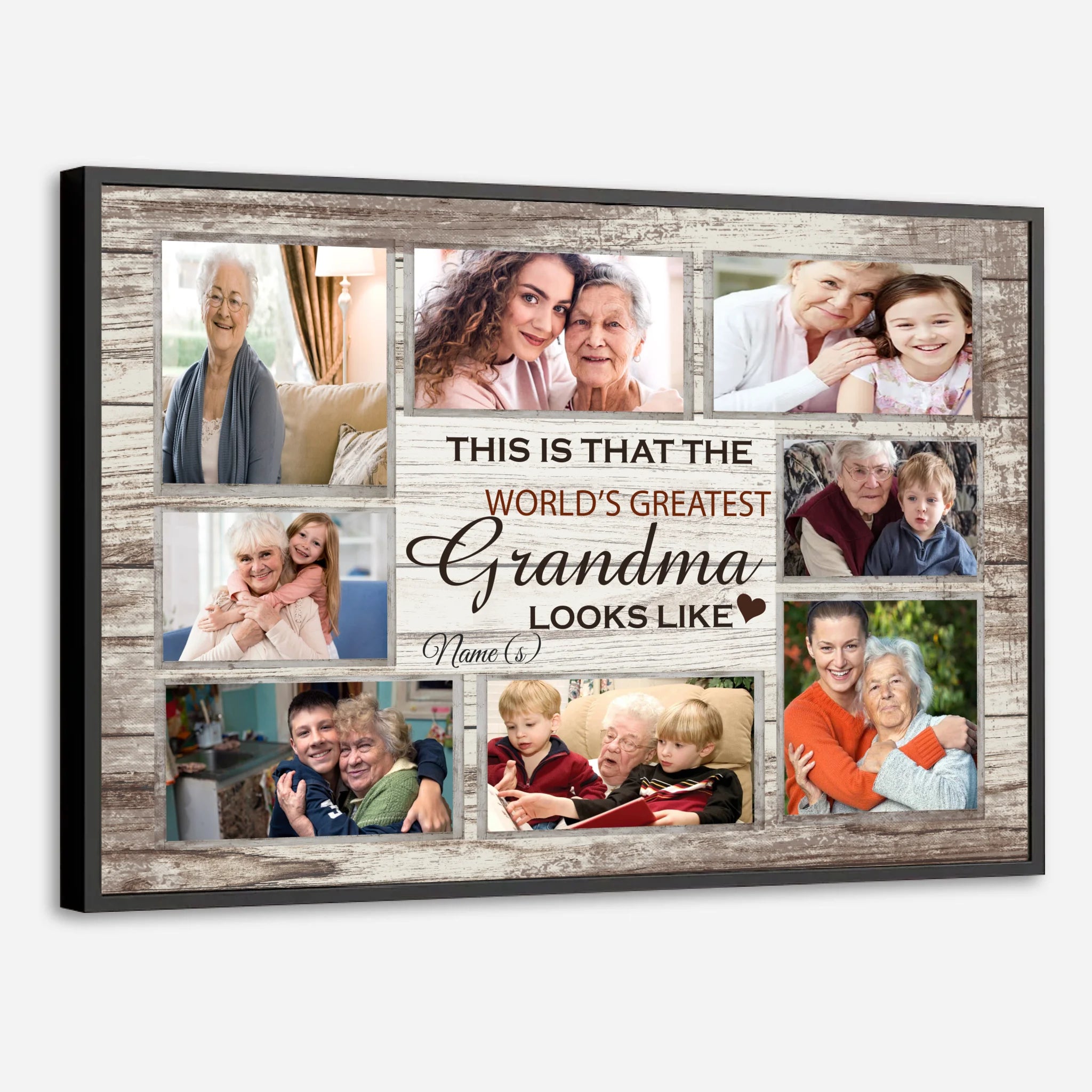 World's Greatest Grandma Poster – Custom Name and Photo - 89Prints