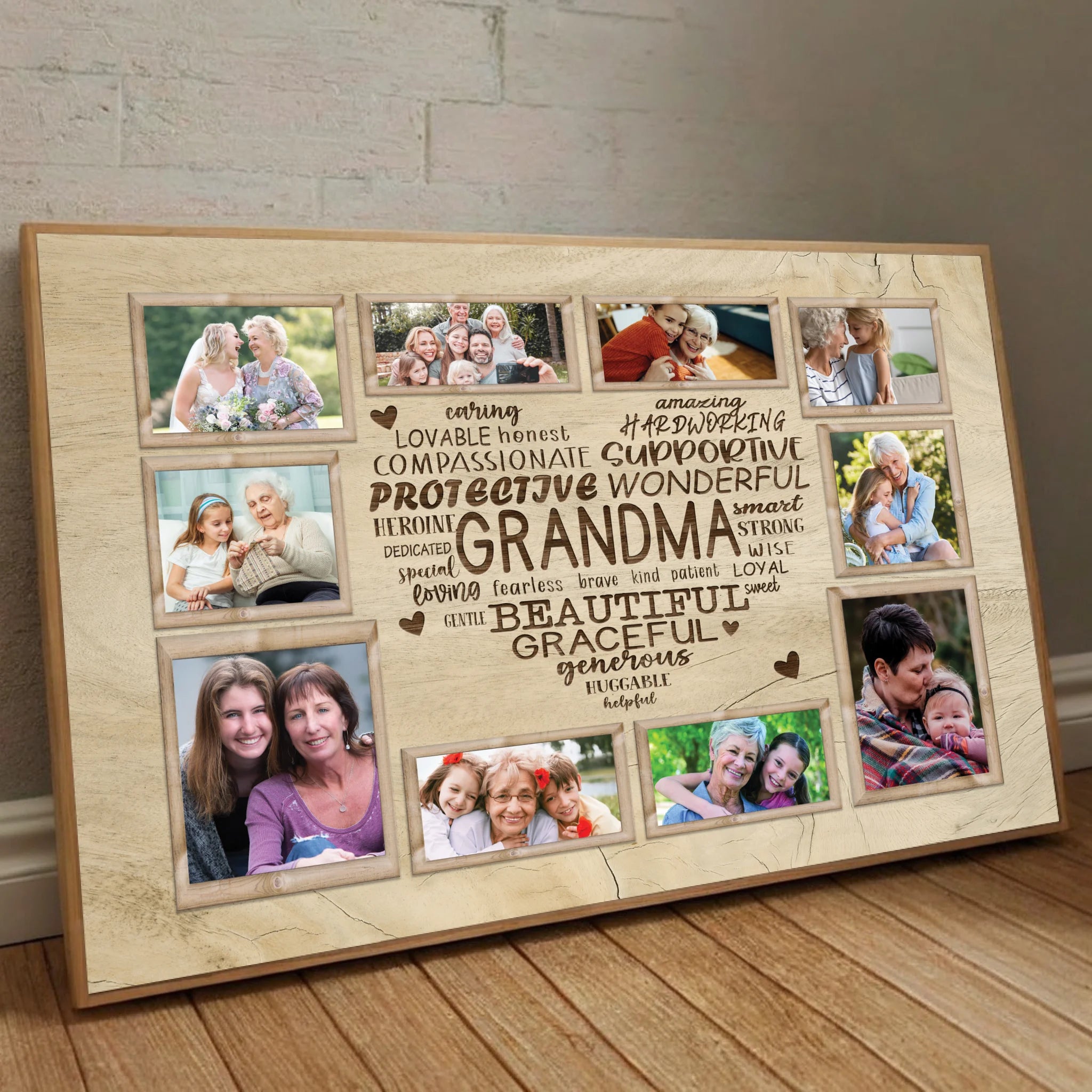 Personalized Poster – Grandma, A Lifetime of Love and Warmth - 89Prints