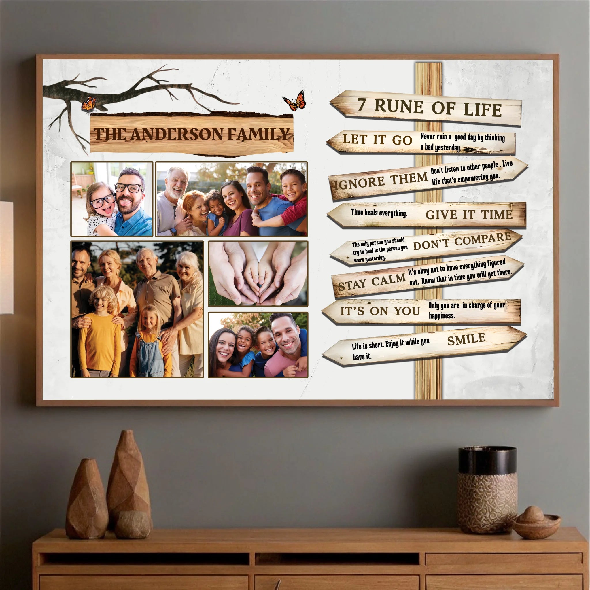 Personalize Your Family Wisdom – A Custom Poster Celebrating Generational Values - 89Prints