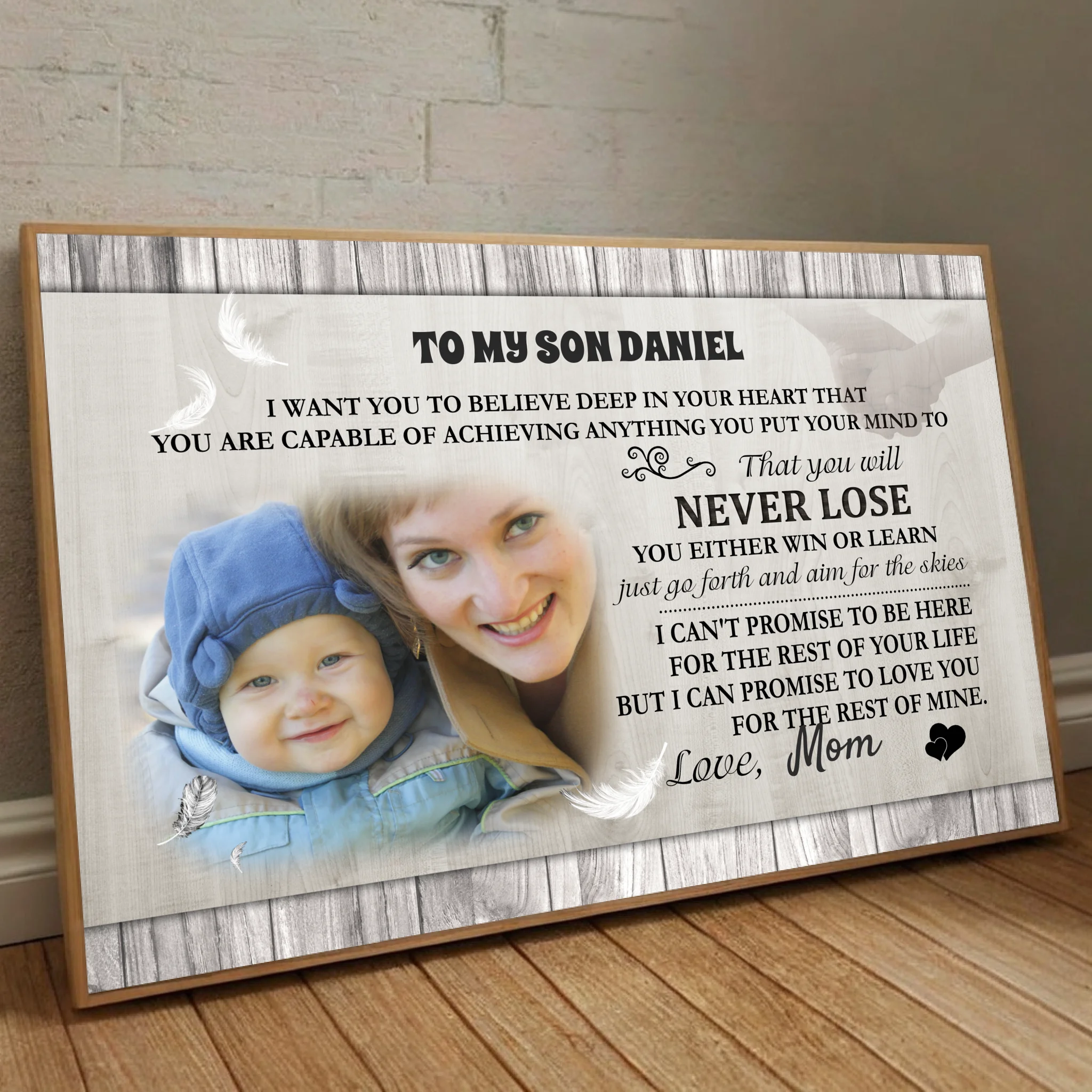 Motivational Poster for Your Son – Inspiring Message from 89Prints