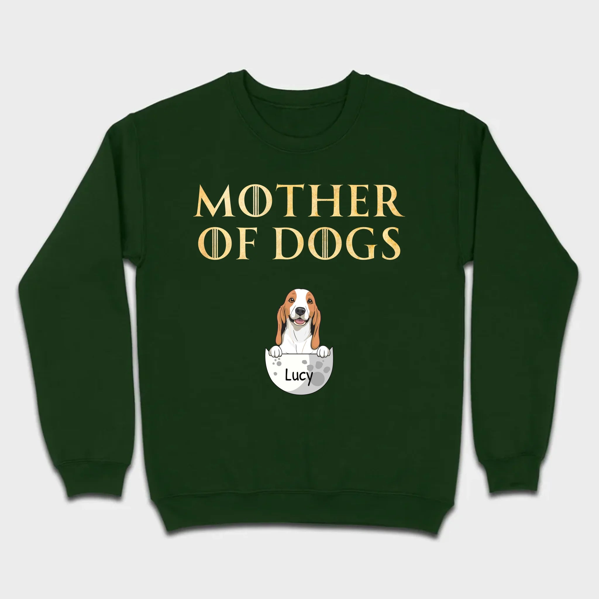 Mother of Dogs Custom T-Shirt with Personalized Dog Icon – 89Prints