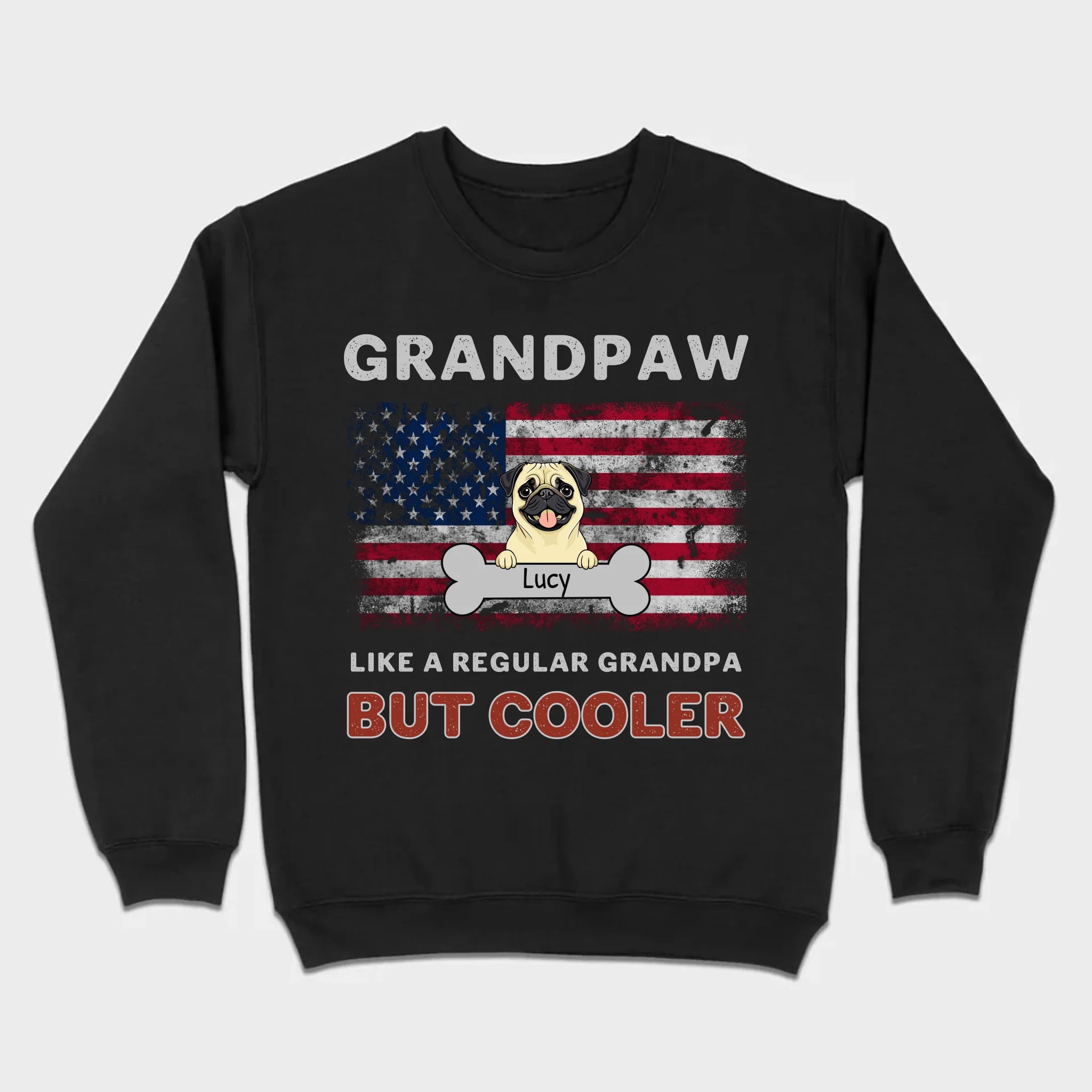 Grandpaw T-Shirt: Coolest Grandpa with Custom Dog Icons – 89Prints