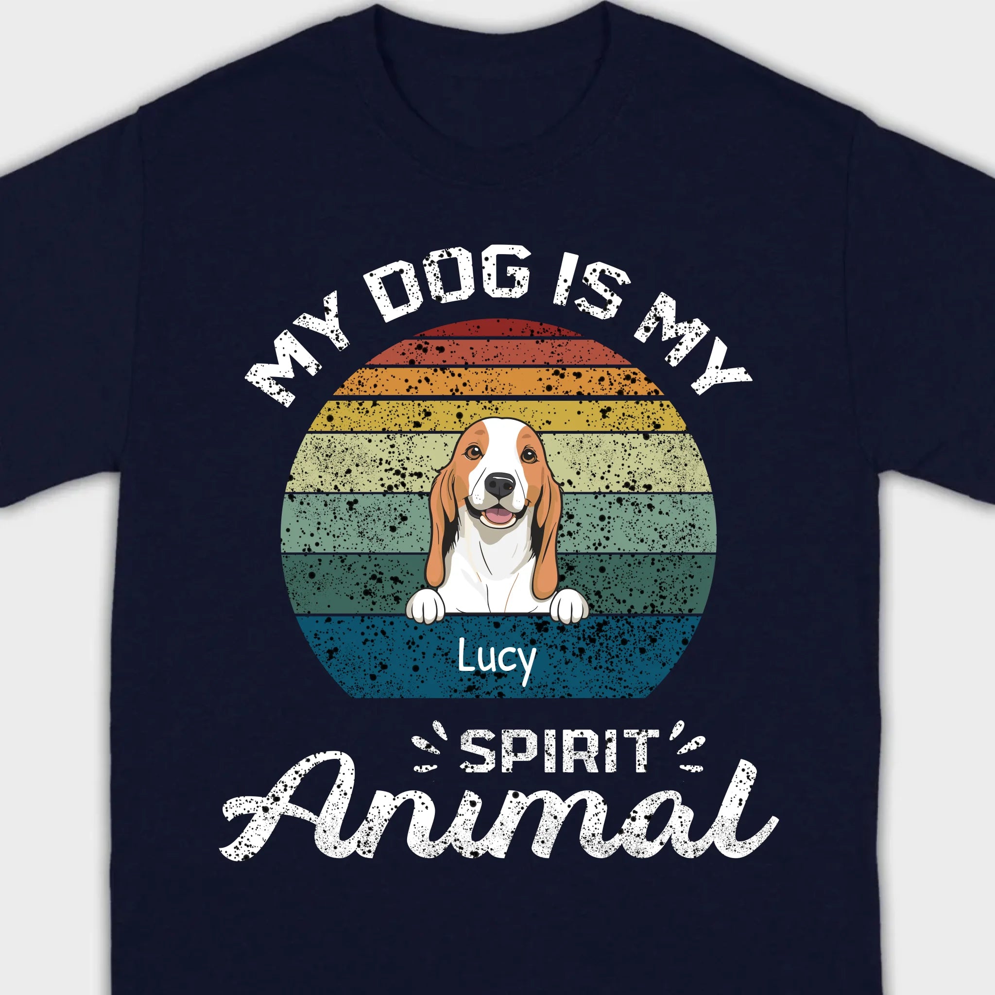 My Dog Is My Spirit Animal T-Shirt – Custom Names & Icons by 89Prints