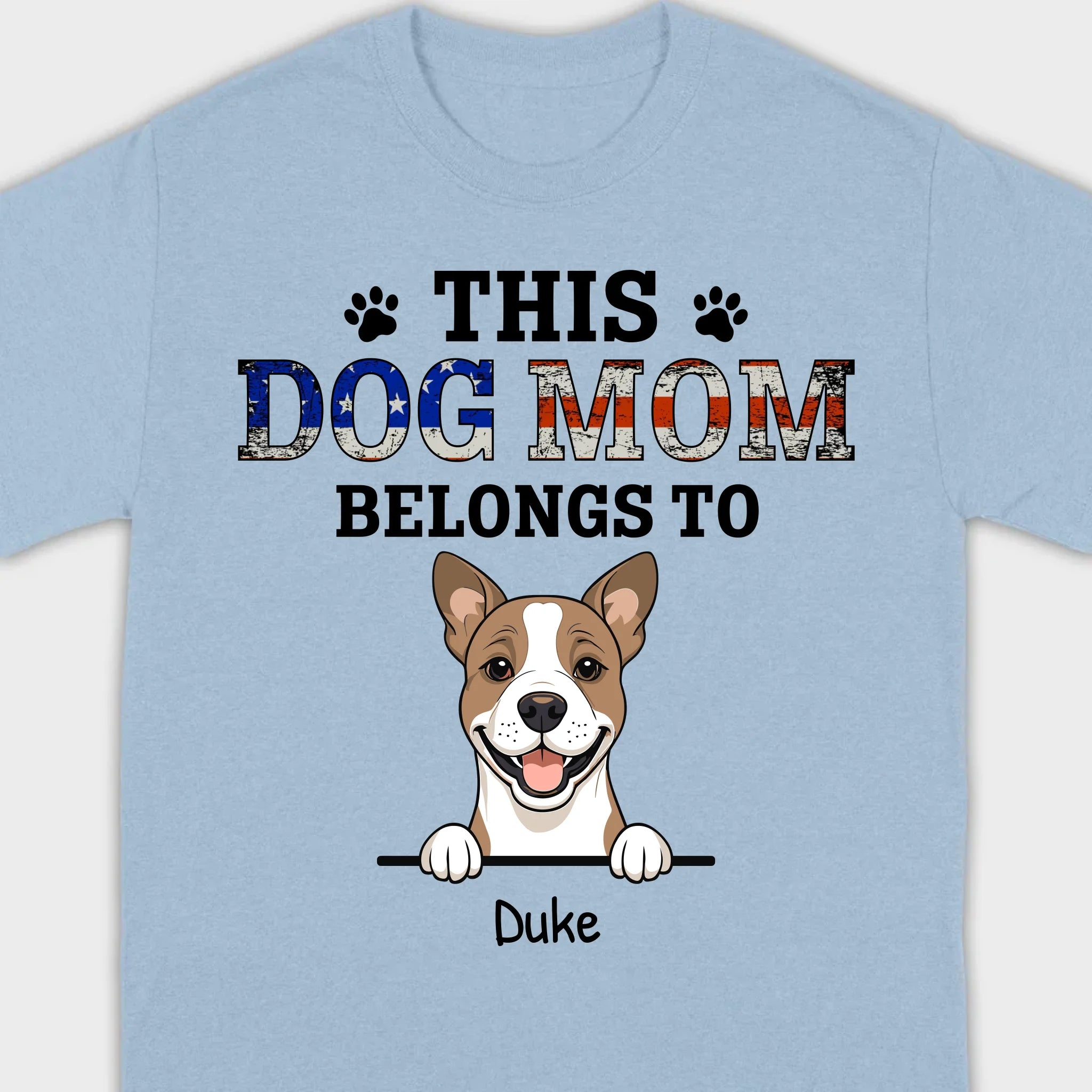 Personalized 'This Dog Mom/Dad Belongs To' T-Shirt – Customizable – 89Prints