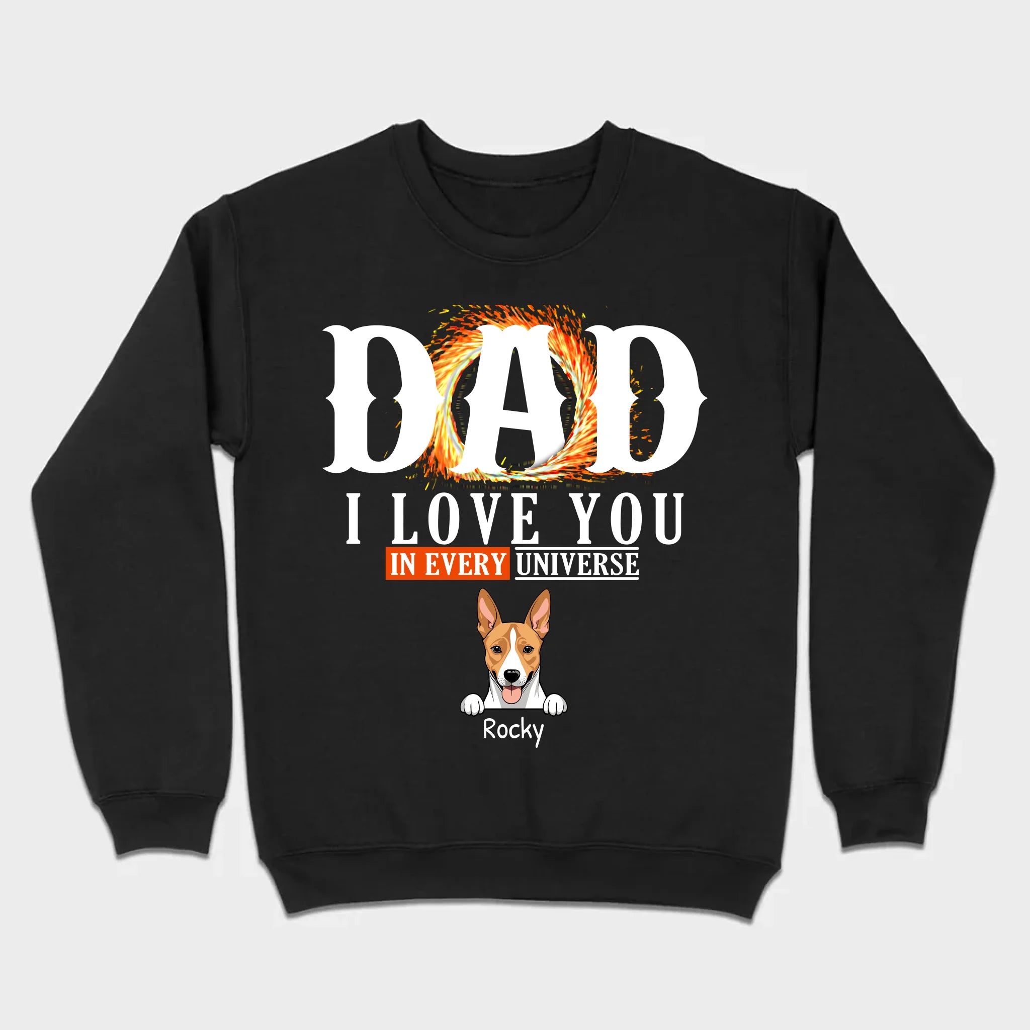 Personalized Dog T-Shirt for Dad - Unique Gift with Custom Name and Icon