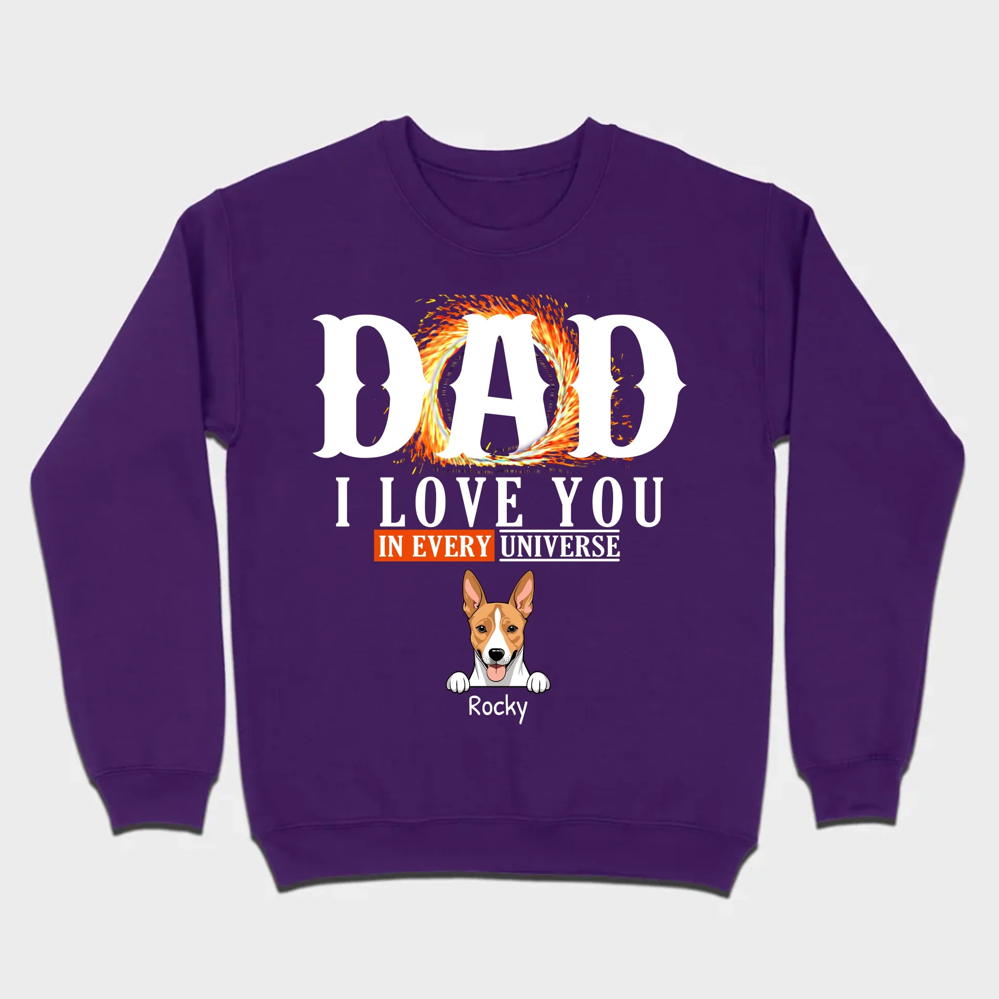 Personalized Dog T-Shirt for Dad - Unique Gift with Custom Name and Icon