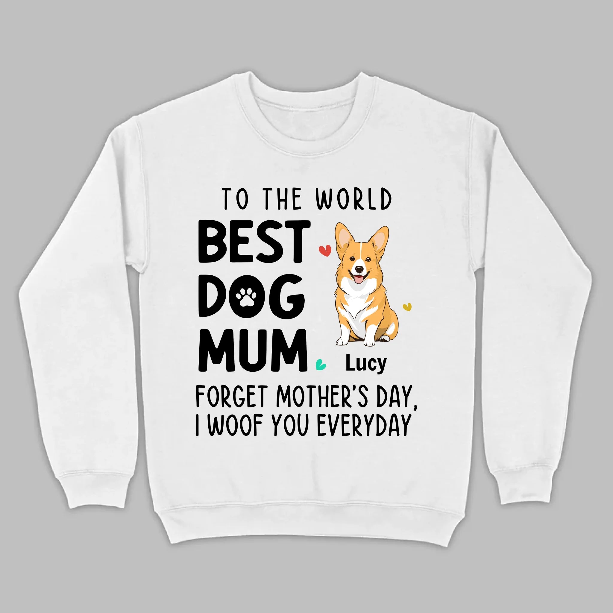 Best Dog Mum T-Shirt – Personalized Icons & Names for Dog Lovers | 89Prints